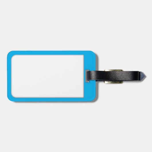 Rode vis met aangepaste tekst bagagelabel (Achterkant horizontaal)