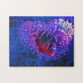 Rode vis onderwater legpuzzel (Horizontaal)