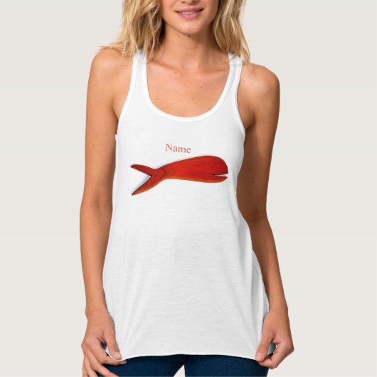 Rode vis Thunder_Cove Tanktop (Voorkant)
