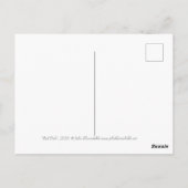 Rode vis, zeewier Zee zeedieren onderwater Briefkaart (Achterkant)