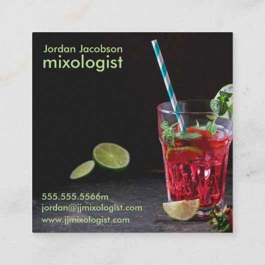 Rode Visitekaartjes (Achterkant)