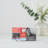 Rode visitekaartjes (Staand voorkant)