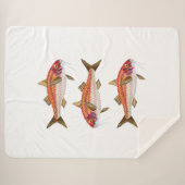 Rode visserij Multicolortekeningen Sherpa Deken (Voorkant (horizontaal))