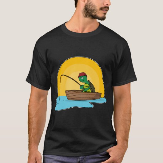 Rode Vissersboot T-shirt (Voorkant)