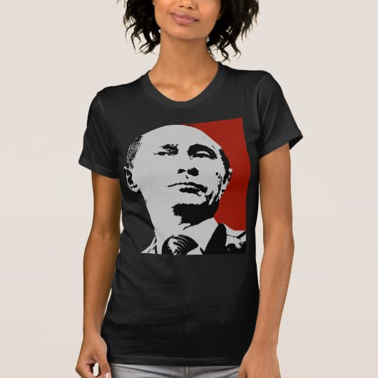 Rode Vladimir Poetin T-shirt (Voorkant)