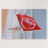 Rode vlag — 20x30 legpuzzel (Horizontaal)