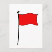 Rode vlag: briefkaarten (Voorkant)