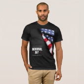 Rode vlag foto ontwerp t-shirt (Voorkant volledig)