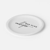 Rode Vlag – Het vieren van de Tekenen Papieren Bordje (Gekanteld)