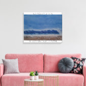 Rode vlag hoge branding canvas afdruk (Insitu (Woonkamer))
