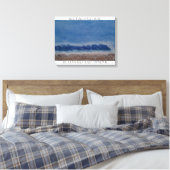 Rode vlag hoge branding canvas afdruk (Insitu (Slaapkamer))