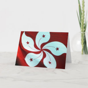 rode vlag hong kong kaart