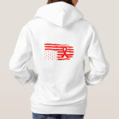Rode vlag hoodie (Achterkant)