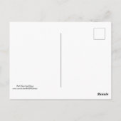 Rode vlag op het strand - Florida Briefkaart (Achterkant)