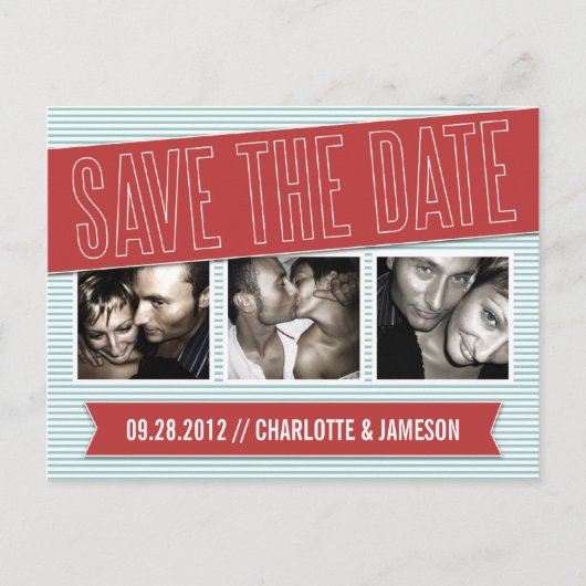 RODE VLAG | SLA DE DATUM VAN AANKONDIGING OP (Voorkant)