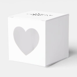 Rode Vlag - Waarschuwing op het feest Bedankdoosjes