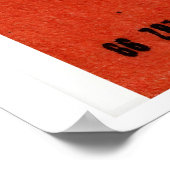 Rode vlam en lucifer luciferdoosje kunstprint poster (Hoek)