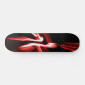 Rode vlam persoonlijk skateboard (Horizontaal)