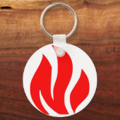 Rode vlam sleutelhanger (Voorkant)
