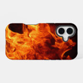 Rode Vlammen iPhone 16 Hoesje (Achterkant horizontaal)