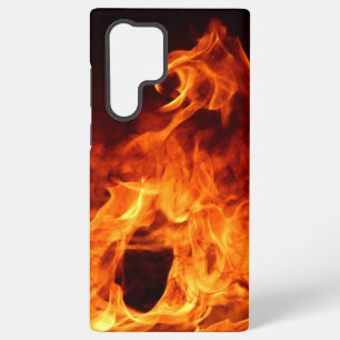 Rode Vlammen Phonehoes Samsung Galaxy Hoesje