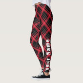 Rode vlecht leggings (Links)