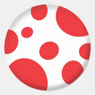 Rode vlekken Sticker