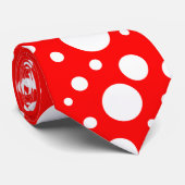 Rode vlekken Stropdas (Opgerold)