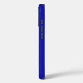 rode vlekvormig blauw Case-Mate iPhone case (Achterkant / Links)