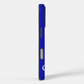 rode vlekvormig blauw Case-Mate iPhone case (Achterkant / Rechts)