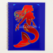 rode vlekvormig blauw planner (Voorkant)
