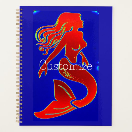 rode vlekvormig blauw planner (Voorkant)
