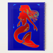 rode vlekvormig blauw planner (Achterkant)