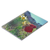 rode vleugelfee en daffodils notitieboek (Linkerzijde)