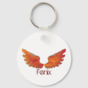 Rode vleugels sleutelhanger