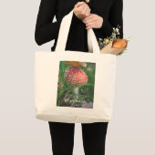 Rode vlieg-paddenstoel grote tote bag (Voorkant (product))