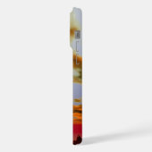 Rode Vliegende Draak met Koffie iPhone Hoesje (Linkerkant)