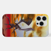 Rode Vliegende Draak met Koffie iPhone Hoesje (Achterkant horizontaal)