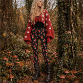 Rode Vliegenzwam Gevlekte Magische Paddenstoel Leggings