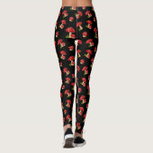 Rode Vliegenzwam Gevlekte Magische Paddenstoel Leggings (Achterkant)