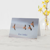 Rode Vlieger Kaart (Gele Bloem)