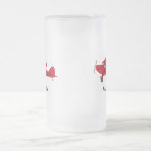 Rode Vliegtuig, gevlochten Mok glas (Center)