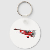 Rode vliegtuig sleutelhanger (Voorkant)