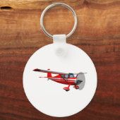 Rode vliegtuig sleutelhanger (Voorkant)