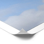 Rode vliegtuigen die een aerobatische magneetrol u poster (Hoek)