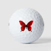 Rode vlinder golfballen (Voorkant)