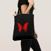 Rode Vlinder Tassen Tas (Dichtbij)