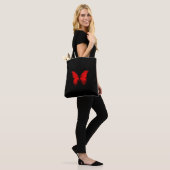 Rode Vlinder Tassen Tas (Op model)