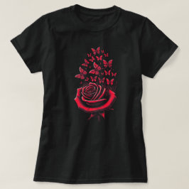 rode vlinders t-shirt