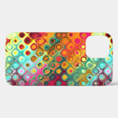 Rode vloeibare regenboogStippen Abstract Patroonpl Case-Mate iPhone Case (Achterkant (horizontaal))